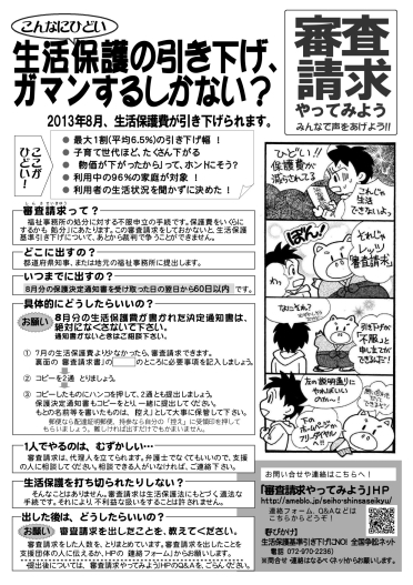 審査請求チラシ